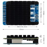 MATEK PM20S-2 Power Module for Drone Two Independent 9V-85V Step-Down Voltage Regulators 25K Voltage Divider Made Plastic